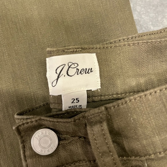 J crew green/grey flared jeans - Picture 2 of 3